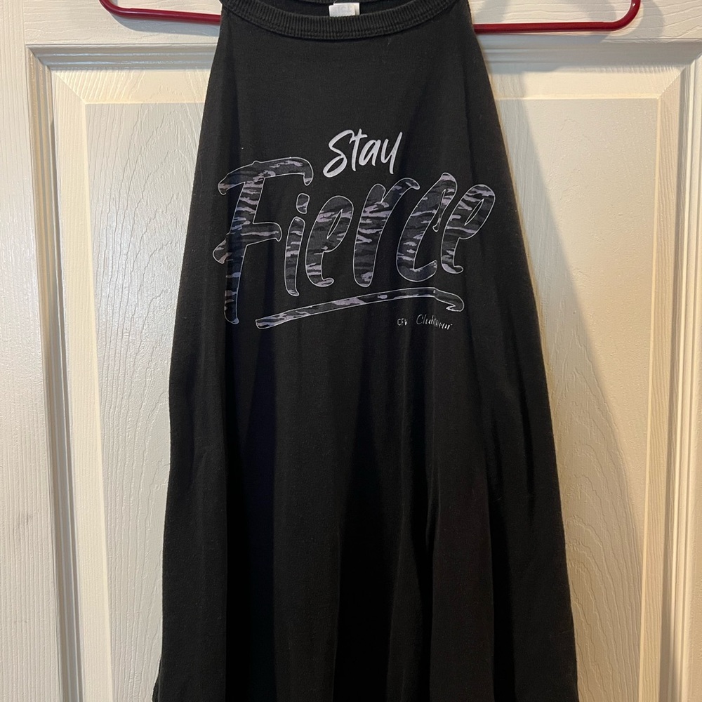 Black Graphic Women's Skirt